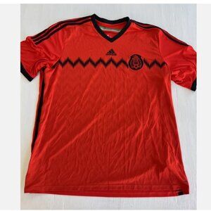 ADIDAS Mexico National Soccer Team Jersey World Cup 2014 Red/Black Size 3XL